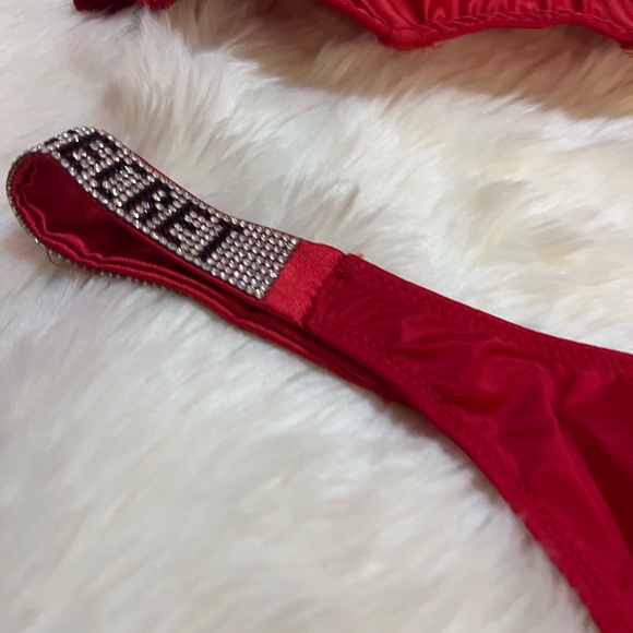 Victorias Secret Rhinestone corset set - Picture 3 of 5
